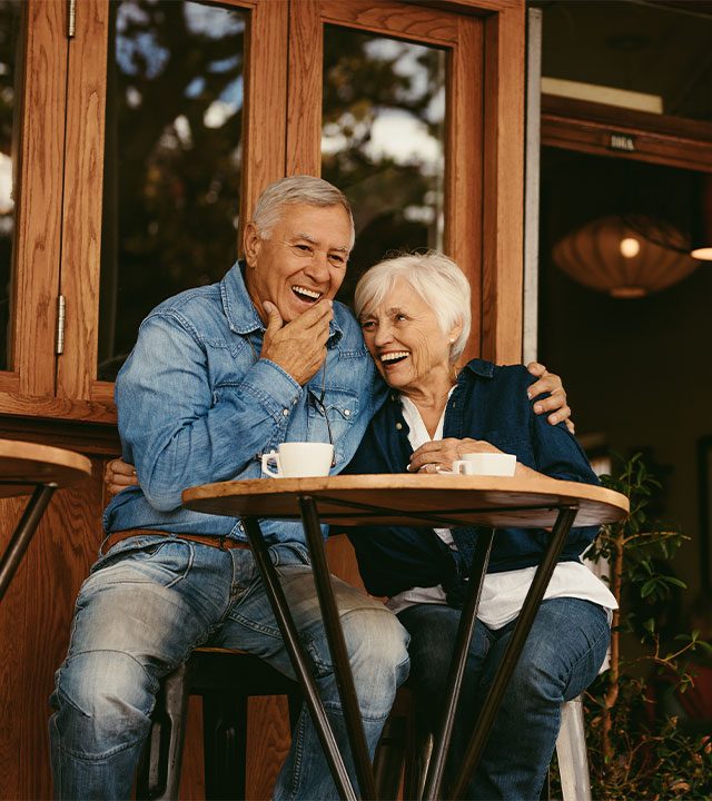 happy retired couple at outdoor cafe keys to a successful retirement happy retired couple at outdoor cafe keys to a successful retirement